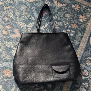 J. Crew Leather Tote Bag
